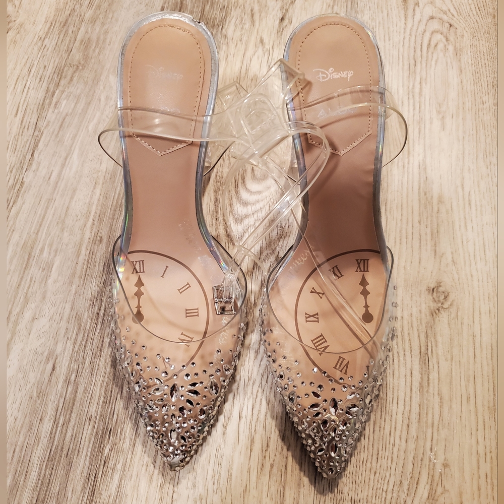 Disney x ALDO Women's Glassslipper Vinyl Rhinestone Pumps